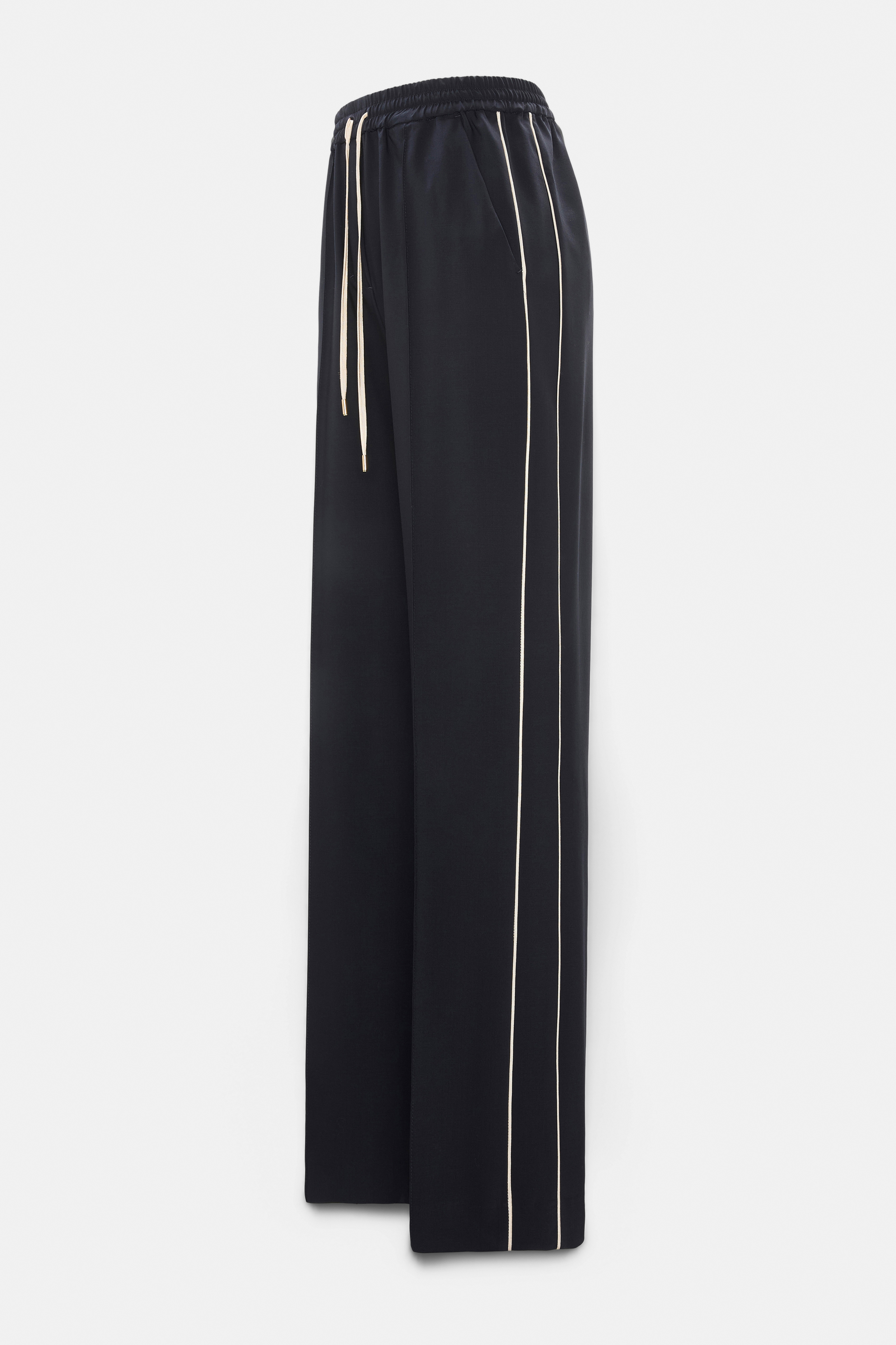 Dorothee Schumacher Wool jogging pants dark navy